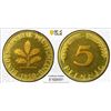 Image 1 : GERMANY: Federal Republic, 5 pfennig, 1950-G, PCGS Proof 66 CAM
