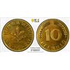 Image 1 : GERMANY: Federal Republic, 10 pfennig, 1950-J, PCGS Proof 65
