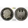 Image 1 : GERMANY: Federal Republic, 2 deutsche mark, 1958-J, PCGS Proof 65 DCAM