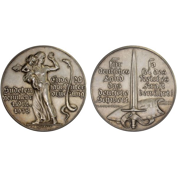 GERMANY: Third Reich, AR medal (19.58g), 1938, AU
