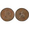 Image 1 : GREAT BRITAIN: George III, 1760-1820, AE farthing, 1773, PCGS MS63 BN