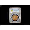 Image 2 : GREAT BRITAIN: George III, 1760-1820, AE halfpenny, 1799, PCGS MS64 BN