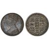 Image 1 : GREAT BRITAIN: Victoria, 1837-1901, AR florin, 1849, VF-XF