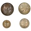 Image 2 : GREAT BRITAIN: Victoria, 1837-1901, AR maundy set, 1894