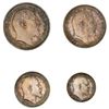 Image 1 : GREAT BRITAIN: Edward VII, 1901-1910, AR maundy set, 1902, Choice UNC