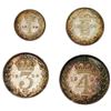 Image 2 : GREAT BRITAIN: Edward VII, 1901-1910, AR maundy set, 1904