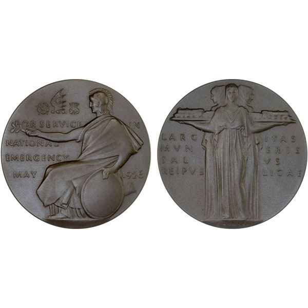 GREAT BRITAIN: AE medal (64.45g), 1926, Choice UNC
