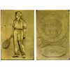 Image 1 : HUNGARY: Regency, AE plaque (61.74g), 1929, Unc