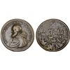Image 1 : PAPAL STATES: Pio V, 1566-1572, AE medal (15.33g), 1571, VG