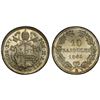 Image 1 : PAPAL STATES: Gregorius XVI, 1831-1846, AR 10 baiocchi, 1842-B year XII, PCGS MS64