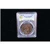 Image 2 : PAPAL STATES: Pius IX, 1846-1878, AE 4 soldi / 20 centesimi, 1866-R year XXI, PCGS MS64 RB