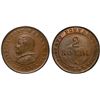Image 1 : PAPAL STATES: Pius IX, 1846-1878, AE 2 soldi, 1867-R year XXI, PCGS MS64 BN
