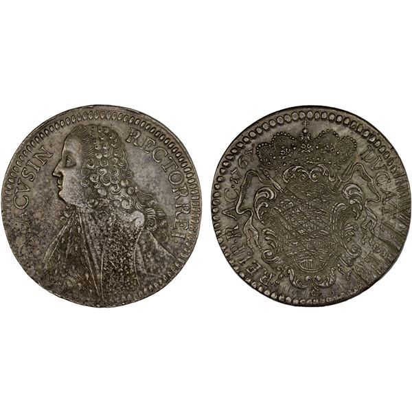 RAGUSA: Republic, AR tallero, 1767, XF