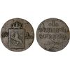 Image 1 : NORWAY: Carl XIV Johan, 1818-1844, AE skilling, 1824, VG-F