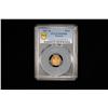 Image 2 : ROMANIA: Carol I, Prince, 1866-1881, AE banu, 1867-H, PCGS Specimen 66 RD