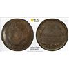 Image 1 : RUSSIA: Alexander I, 1801-1825, AE kopek, 1822-KM, PCGS MS61 BN