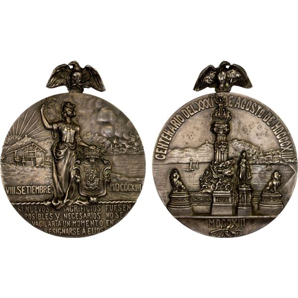 SPAIN: AR medal, 1913, XF