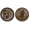 Image 1 : SWEDEN: Oscar II, 1872-1907, AE medal (152.7g), 1882, VF-XF