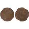 Image 1 : EAST AFRICA & UGANDA: Victoria, 1895-1901, AE pice, 1899, NGC AU58
