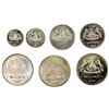 Image 2 : LESOTHO: Moshoeshoe II, 1966-1990, AR SET of 7 coins, 1966