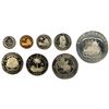Image 2 : LIBERIA: Republic, SET of 8 coins, 1979-FM, Choice Proof