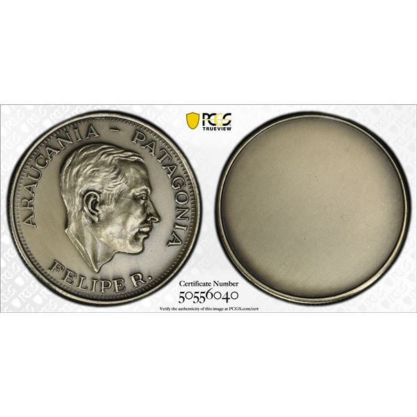 ARAUCANIA AND PATAGONIA: Felipe I, 1952-2014, 100 pesos, ND (1988), PCGS Specimen 64