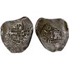 Image 1 : BOLIVIA: Felipe III, 1598-1621, AR 2 reales (5.63g), 16xx (1617-21), VF
