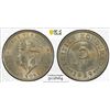 Image 1 : BRITISH HONDURAS: George VI, 1936-1952, 5 cents, 1939, PCGS MS65