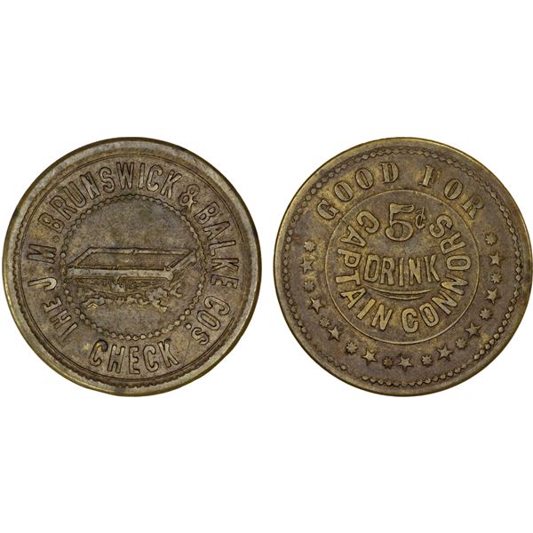 CANADA: token (5.03g), ND (ca. 1890?), F-VF