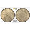 Image 1 : CHILE: Republic, 1 peso, 1933-So, PCGS MS66