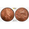 Image 1 : EASTER ISLAND: Rapa Nui, AE 50,000 pesos, 2008, PCGS MS67 RD
