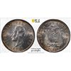 Image 1 : ECUADOR: Republic, AR 1/2 decimo, Birmingham, 1915, PCGS MS65