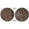 Image 1 : MEXICO: Republic, AE 1/4 real, 1836-Mo, PCGS EF45