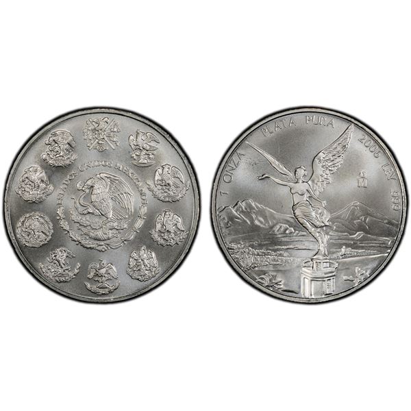 MEXICO: Estados Unidos, AR onza, 2006-Mo, PCGS MS68