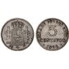 Image 1 : PUERTO RICO: Alfonso XIII, 1886-1931, AR 5 centavos, 1896, VF