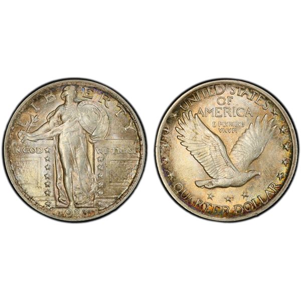 UNITED STATES: AR 25 cents, 1923, PCGS MS63
