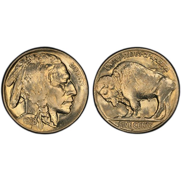 UNITED STATES: 5 cents, 1928-D, PCGS MS64