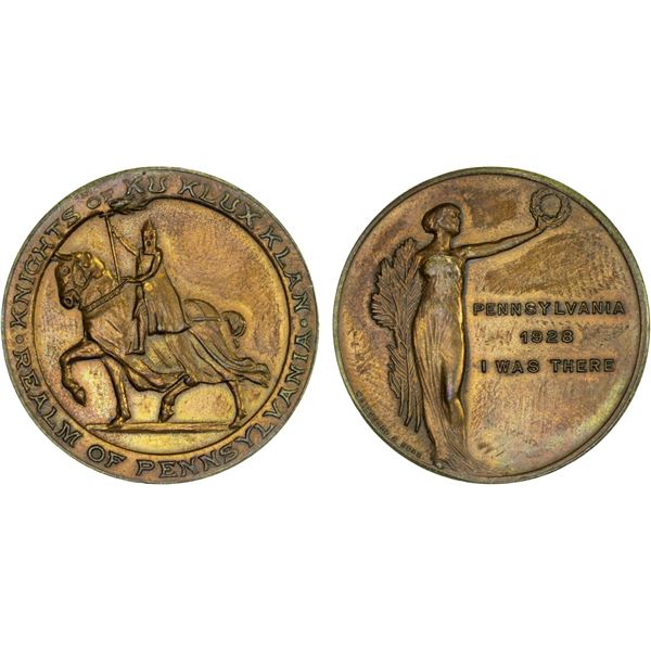 UNITED STATES: AE token (12.95g), 1928, Unc