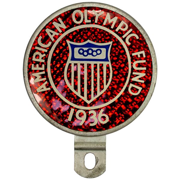 UNITED STATES: license plate topper (38.51g), 1936, XF