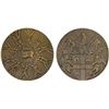 Image 1 : AUSTRALIA: Melbourne Summer Olympics, AE medal (106.9g), 1956, Choice UNC