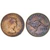 Image 1 : AUSTRALIA: Elizabeth II, 1952-2022, AE penny, 1958(p), Choice Proof