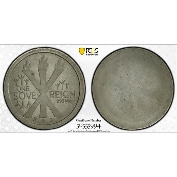 ANTARCTICA: Enderbyland, 1 sovereign, 1990, PCGS Specimen 65