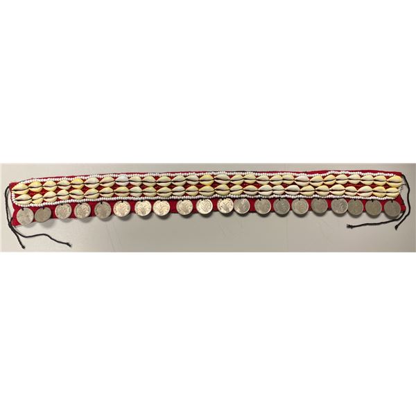 BURMA: coin belt, XF