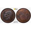 Image 1 : CAMBODIA: Norodom I, 1859-1904, AE 10 centimes, 1860, PCGS MS62 BN