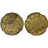 Image 1 : CEYLON: A.G.K. Borron, brass token, NGC MS61