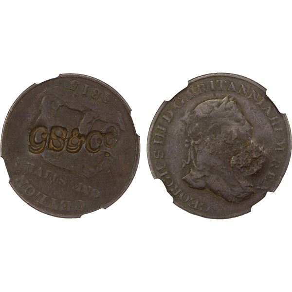 CEYLON: CS & Co (George Steuart & Co.), 6 pence, NGC F12 BN