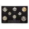 Image 2 : IRAQ: Republic, 8-coin mint set, various dates (1969-1990)