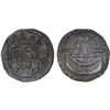 Image 1 : PORTUGUESE MALACCA: Sebastião I, 1557-1578, tin bazaruco (1.34g), VF-XF
