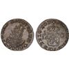 Image 1 : NETHERLANDS EAST INDIES: Batavian Republic, AR 1/16 gulden, 1802, AU