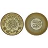 Image 1 : SAUDI ARABIA: gilt AR medal, ND (2020/AH1442), Proof